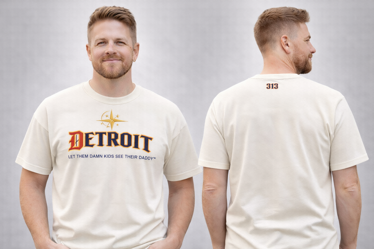LTDK Signature Statement Tee — Cream/Gold