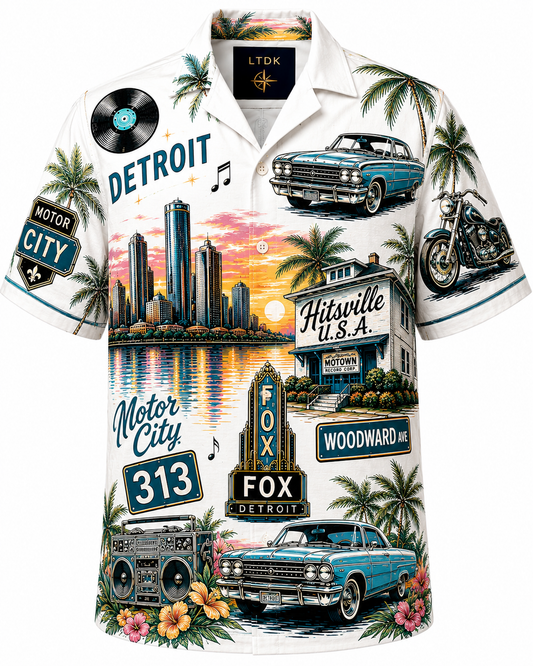 HONOLULU MEETS DETROIT™ Signature Resort Shirt