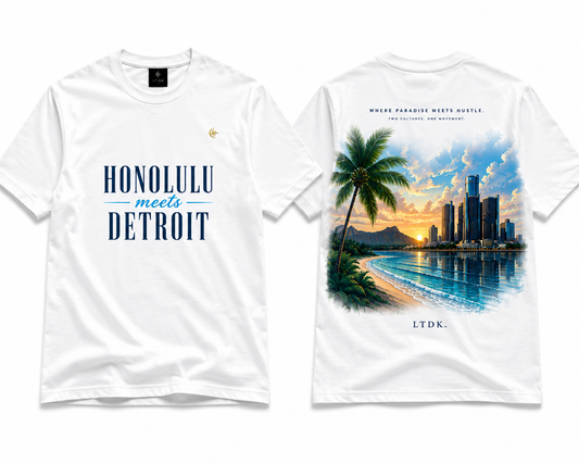 HONOLULU MEETS DETROIT™ Signature Tee