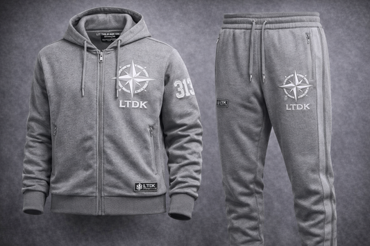 LTDK Premium Jogger Set — Heather Gray